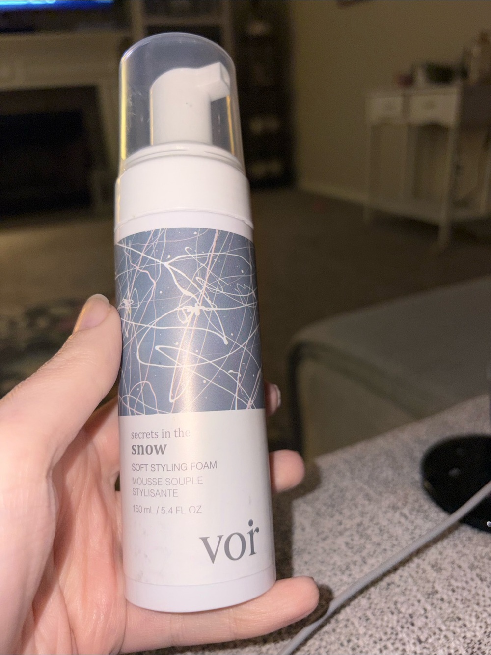 voi Secrets in the Snow Soft Styling Foam - White